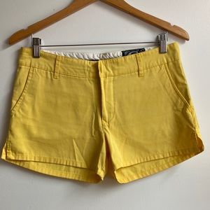 Volcom yellow shorts size 7